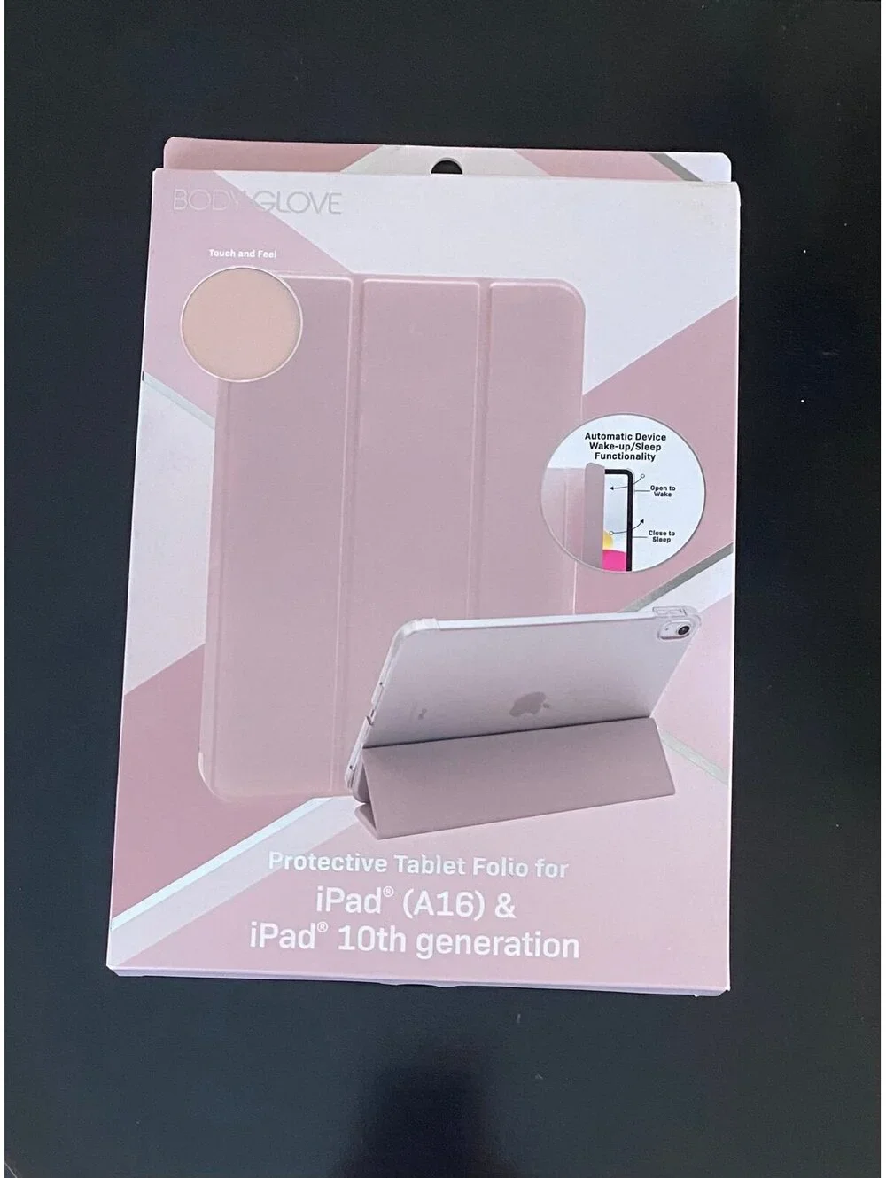 Body Glove Protective Tablet Folio Case for iPad A16/iPad 10th Gen Rose Gold